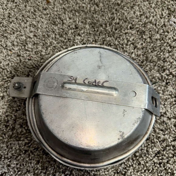 Vintage Boy Scouts of America Aluminum Cooking 5pcs Mess Kit w/Bag BSA - Picture 5 of 12